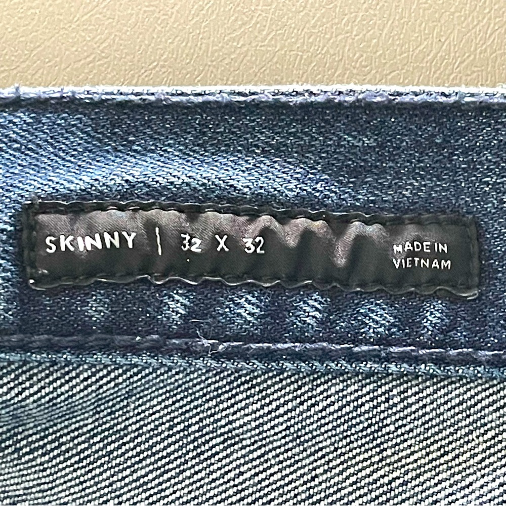 PACSUN Jeans Skinny Comfort Stretch Two Tone 32 x 32 Blue - Picture 7 of 7
